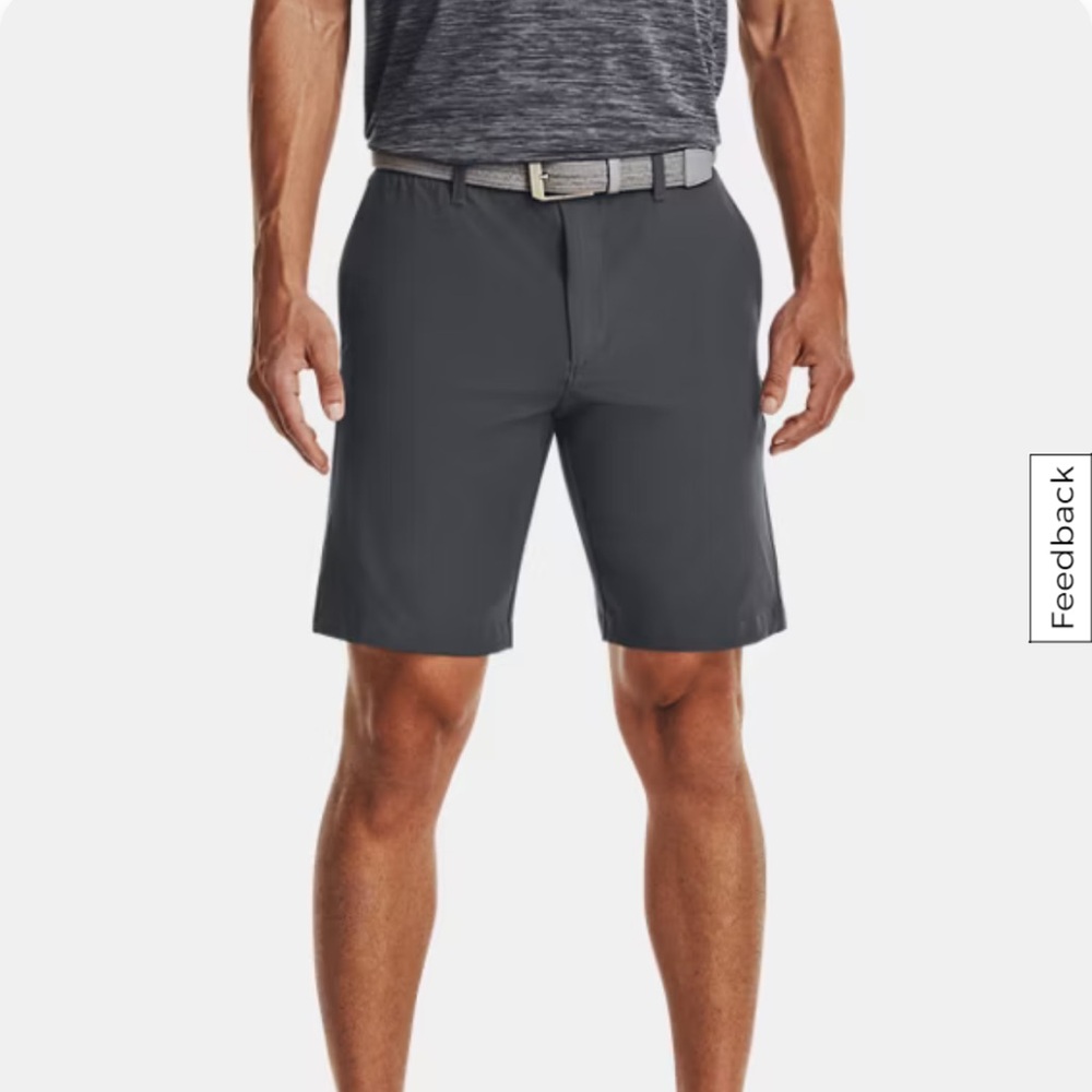 Under Armour Men's Dark Gray Flat Front Shorts